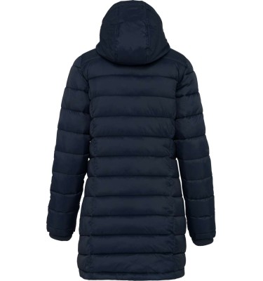 LADIES' LIGHTWEIGHT HOODED PADDED PARKA