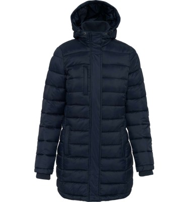 LADIES' LIGHTWEIGHT HOODED PADDED PARKA