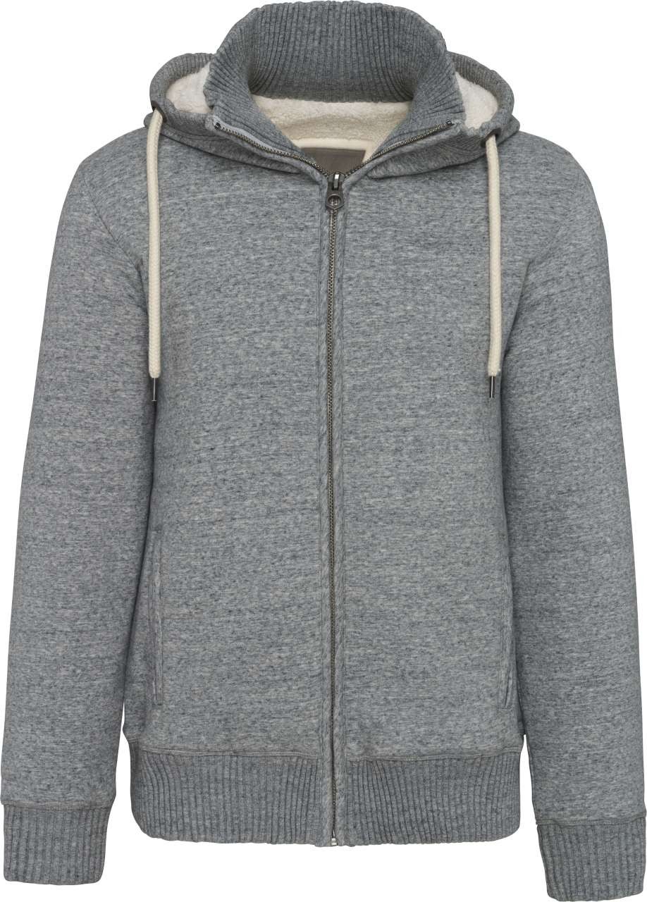 VINTAGE SHERPA-LINED FLEECE JACKET