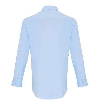 MEN'S STRETCH-FIT COTTON POPLIN LONG SLEEVE SHIRT