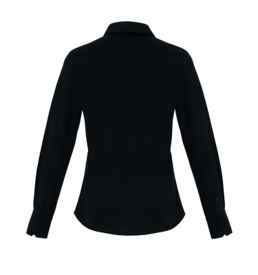 WOMEN'S STRETCH-FIT COTTON POPLIN LONG SLEEVE SHIRT