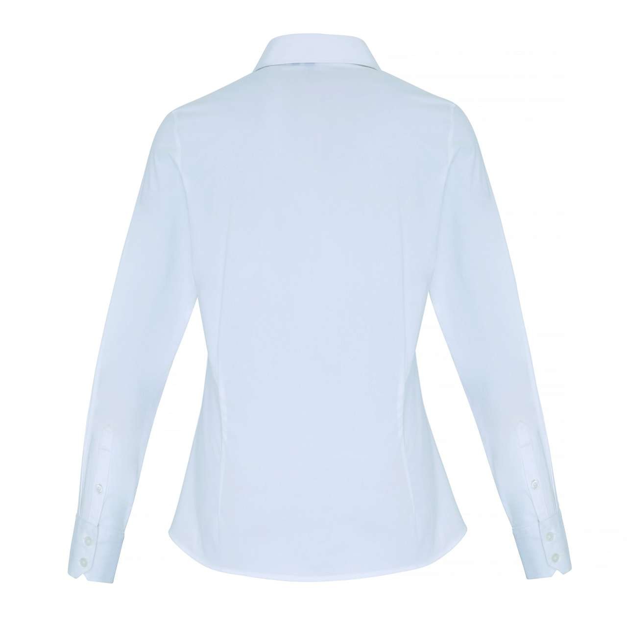 WOMEN'S STRETCH-FIT COTTON POPLIN LONG SLEEVE SHIRT