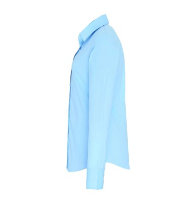 WOMEN'S STRETCH-FIT COTTON POPLIN LONG SLEEVE SHIRT