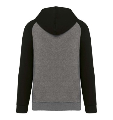 ADULT TWO-TONE HOODED SWEATSHIRT