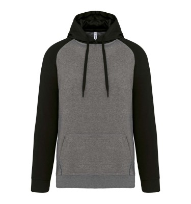 ADULT TWO-TONE HOODED SWEATSHIRT