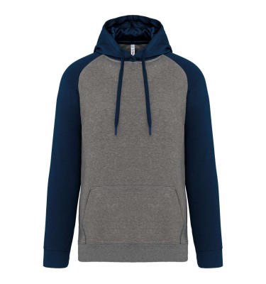 ADULT TWO-TONE HOODED SWEATSHIRT
