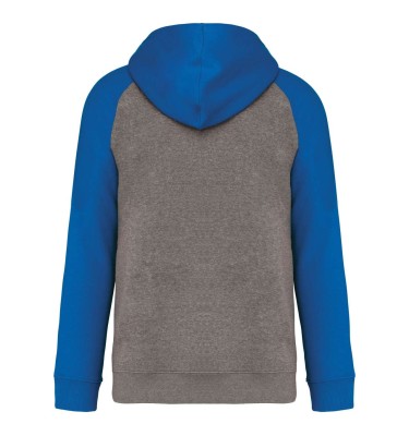 ADULT TWO-TONE HOODED SWEATSHIRT