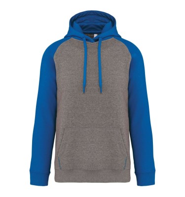 ADULT TWO-TONE HOODED SWEATSHIRT