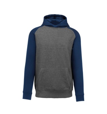 KIDS' TWO-TONE HOODED SWEATSHIRT
