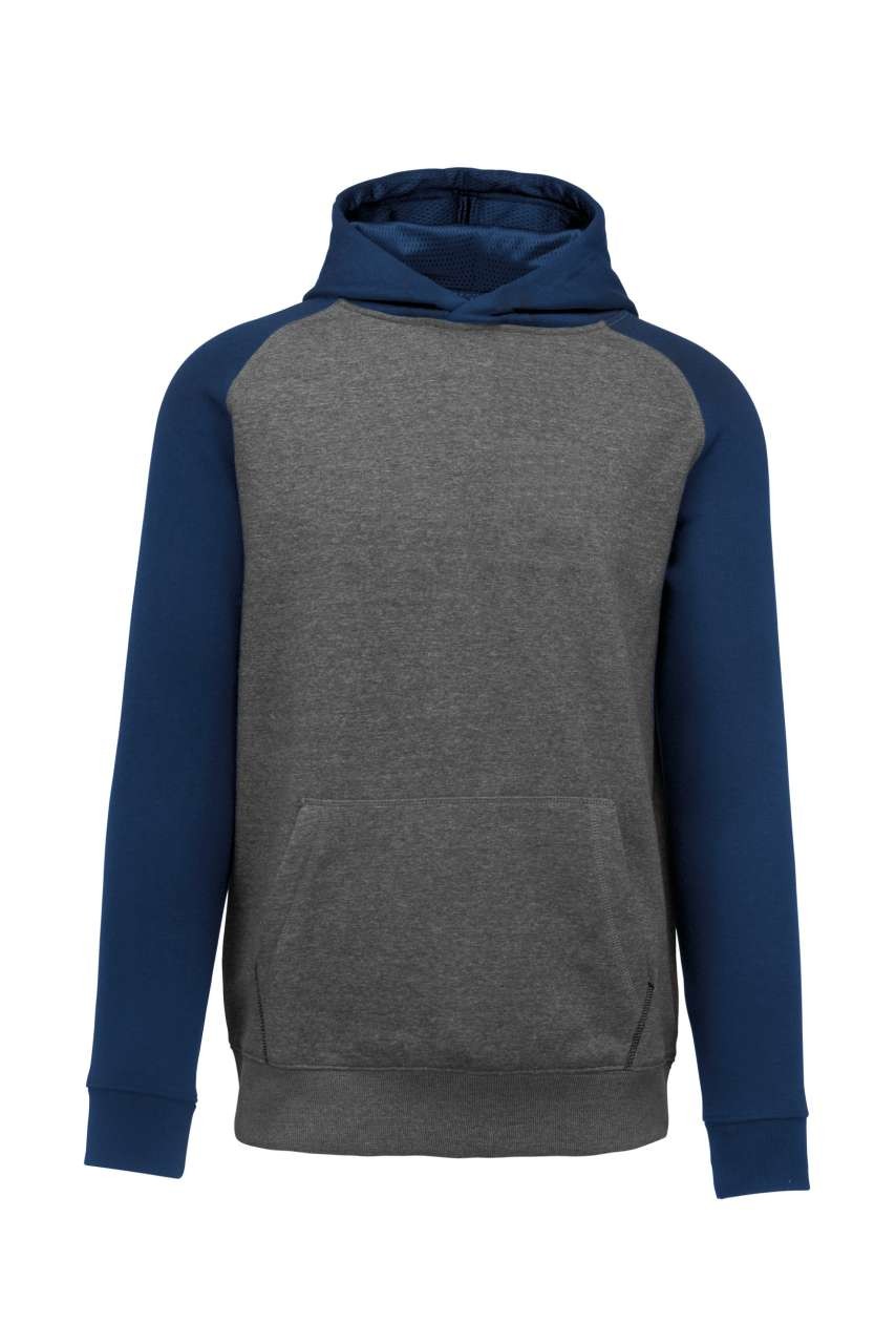 KIDS' TWO-TONE HOODED SWEATSHIRT
