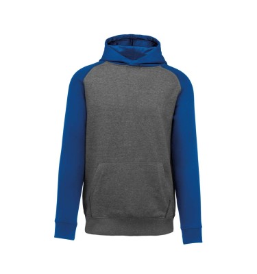 KIDS' TWO-TONE HOODED SWEATSHIRT