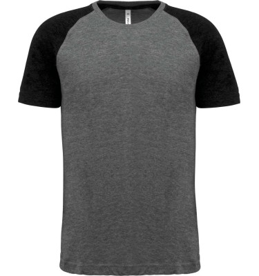 ADULT TRIBLEND TWO-TONE SPORTS SHORT-SLEEVED T-SHIRT