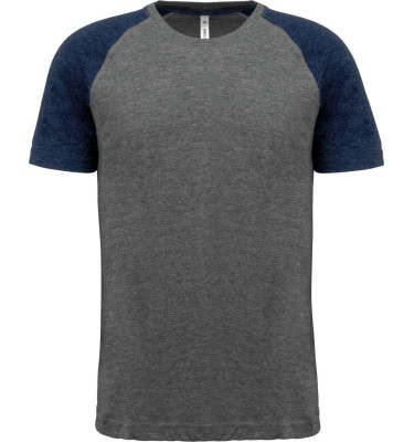 ADULT TRIBLEND TWO-TONE SPORTS SHORT-SLEEVED T-SHIRT