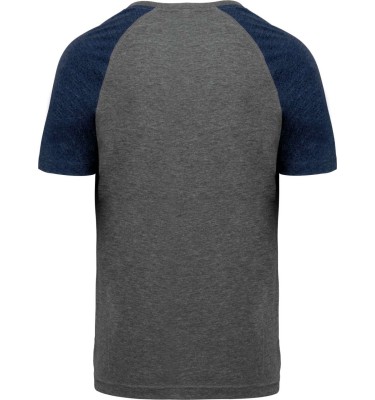 ADULT TRIBLEND TWO-TONE SPORTS SHORT-SLEEVED T-SHIRT
