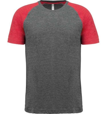 ADULT TRIBLEND TWO-TONE SPORTS SHORT-SLEEVED T-SHIRT