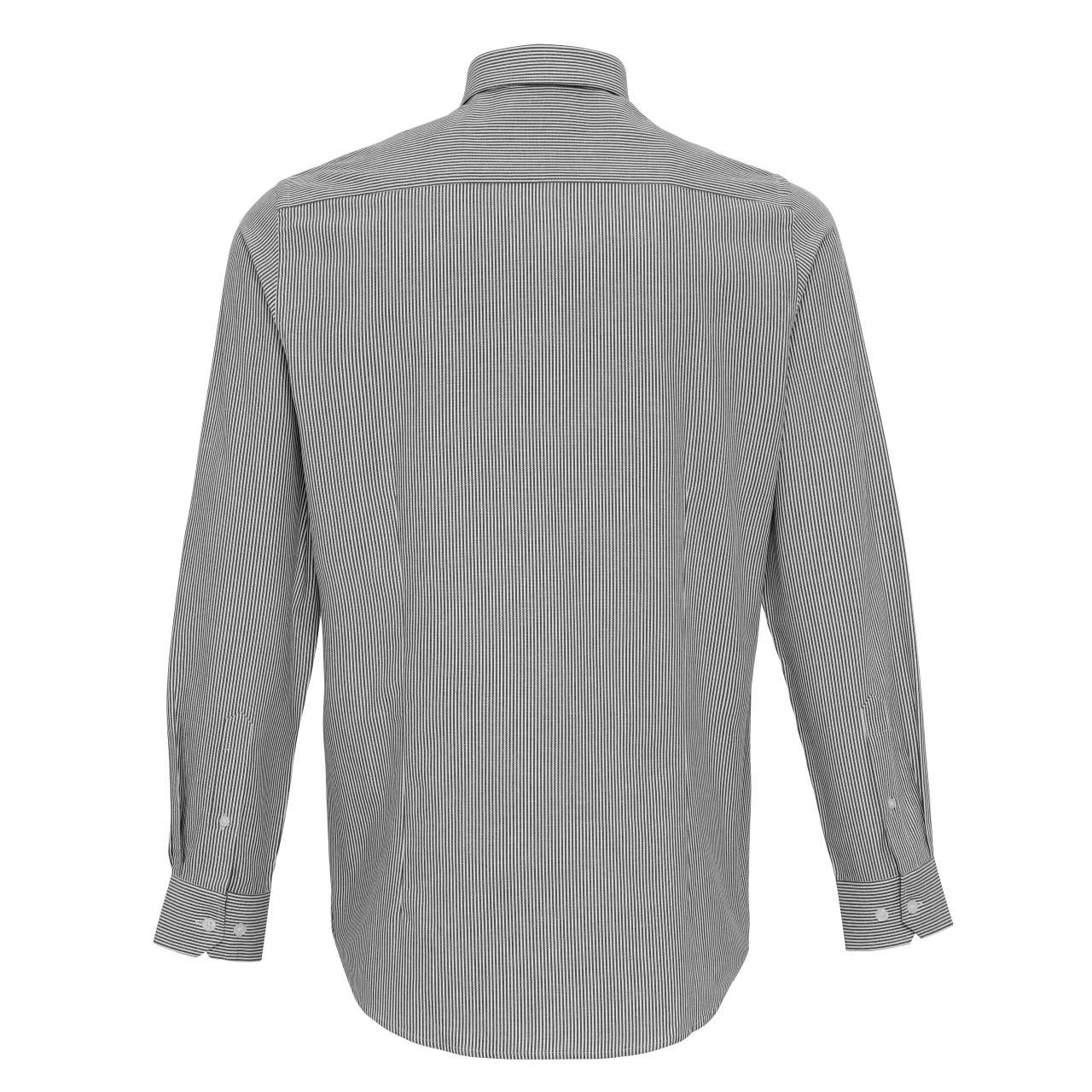 MEN’S COTTON RICH OXFORD STRIPES SHIRT