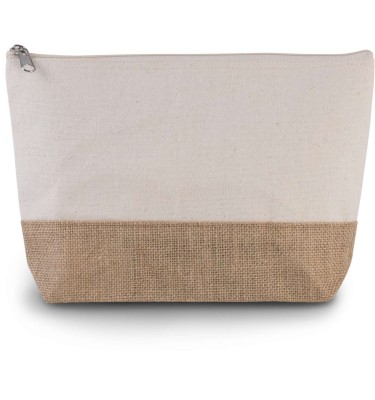 CANVAS & JUTE POUCH