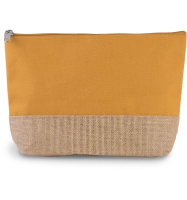 CANVAS & JUTE POUCH
