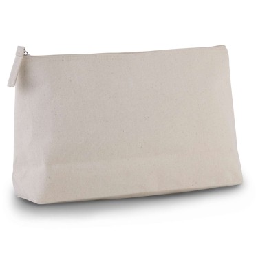COTTON CANVAS TOILETRY BAG