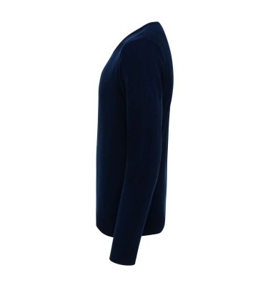 'ESSENTIAL' ACRYLIC MEN'S V-NECK SWEATER