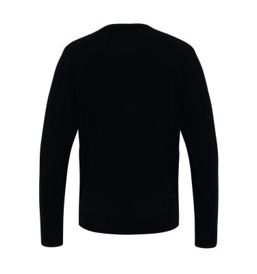'ESSENTIAL' ACRYLIC MEN'S V-NECK SWEATER