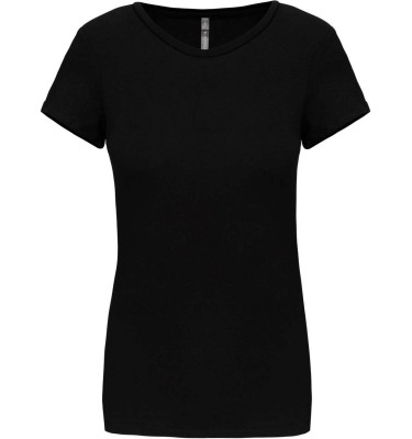 LADIES' SHORT-SLEEVED CREW NECK T-SHIRT