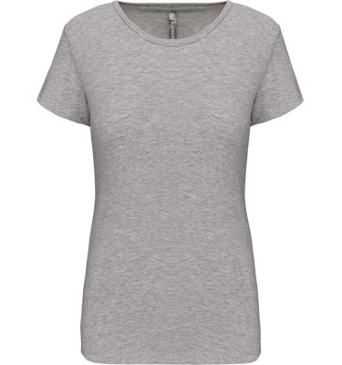 LADIES' SHORT-SLEEVED CREW NECK T-SHIRT