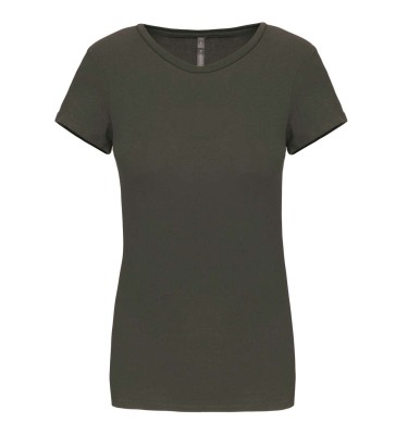 LADIES' SHORT-SLEEVED CREW NECK T-SHIRT