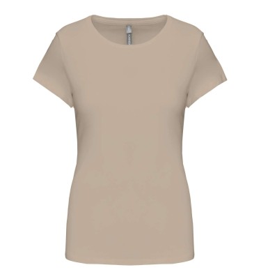 LADIES' SHORT-SLEEVED CREW NECK T-SHIRT