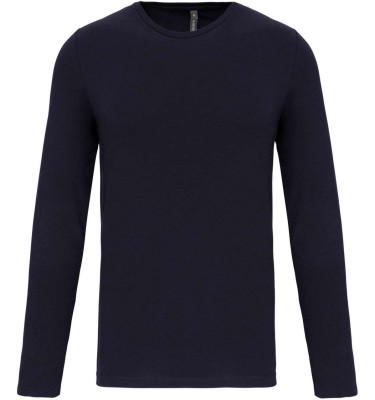 MEN'S LONG-SLEEVED CREW NECK T-SHIRT