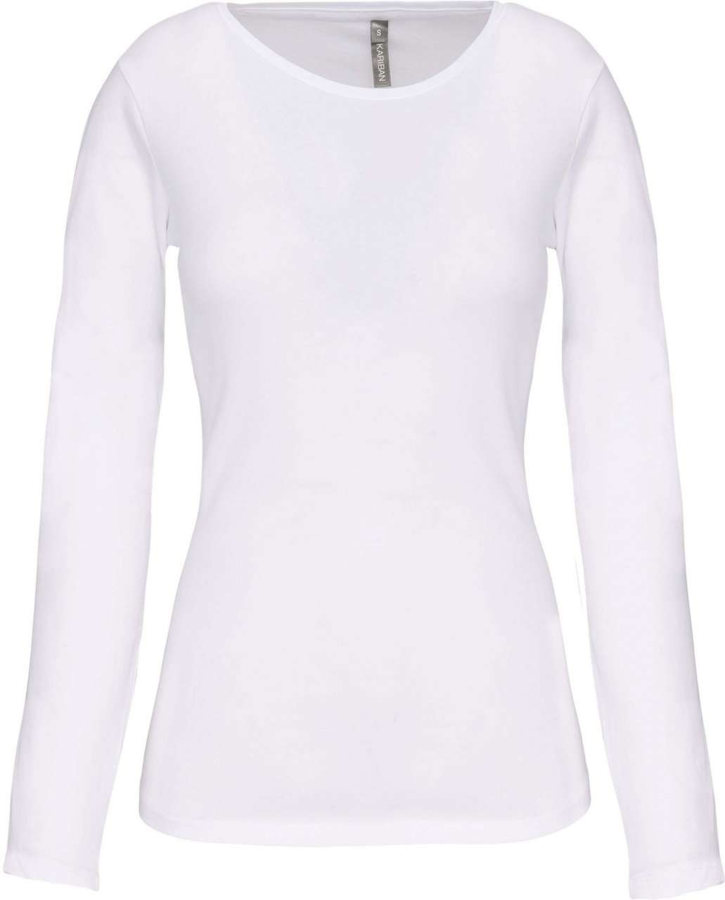 LADIES LONG-SLEEVED CREW NECK T-SHIRT