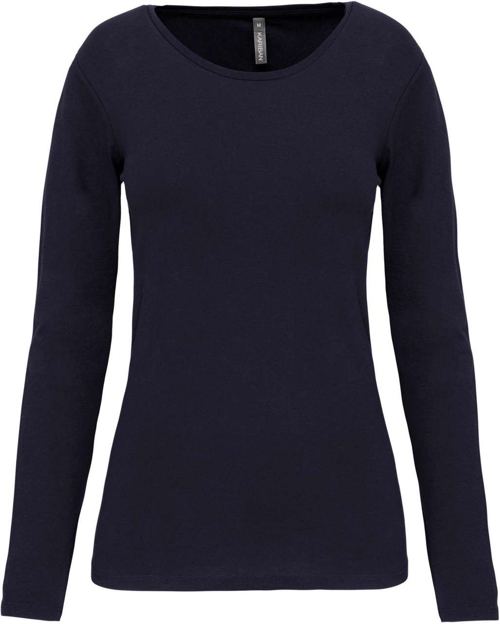 LADIES LONG-SLEEVED CREW NECK T-SHIRT
