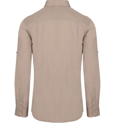 MEN'S LONG-SLEEVED SAFARI SHIRT