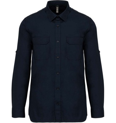 MEN'S LONG-SLEEVED SAFARI SHIRT