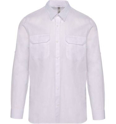 MEN'S LONG-SLEEVED SAFARI SHIRT