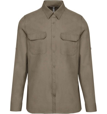 MEN'S LONG-SLEEVED SAFARI SHIRT