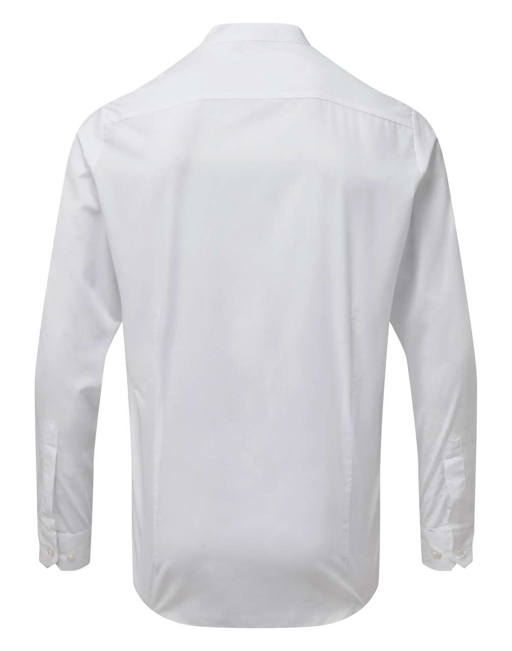 BANDED COLLAR 'GRANDAD' LONG SLEEVE SHIRT
