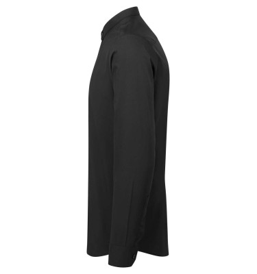BANDED COLLAR 'GRANDAD' LONG SLEEVE SHIRT