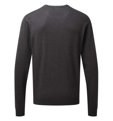 MEN'S CREW NECK COTTON RICH KNITTED SWEATER