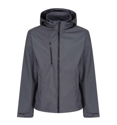 VENTURER 3 LAYER HOODED PRINTABLE SOFTSHELL JACKET