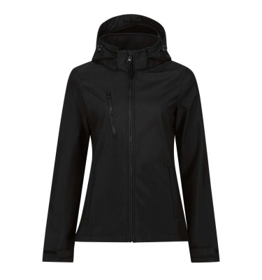 WOMEN'S VENTURER 3 LAYER HOODED PRINTABLE SOFTSHELL JACKET