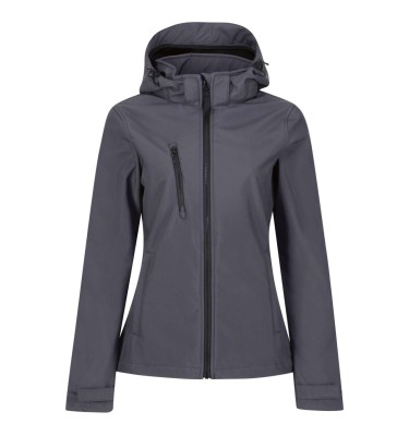 WOMEN'S VENTURER 3 LAYER HOODED PRINTABLE SOFTSHELL JACKET