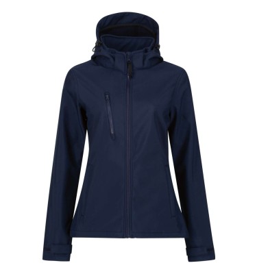 WOMEN'S VENTURER 3 LAYER HOODED PRINTABLE SOFTSHELL JACKET