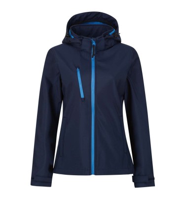 WOMEN'S VENTURER 3 LAYER HOODED PRINTABLE SOFTSHELL JACKET