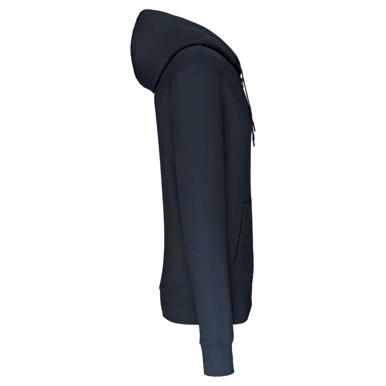 MEN'S ECO-FRIENDLY HOODED SWEATSHIRT WITH ZIP FASTENING