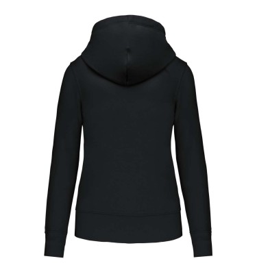 LADIES' ECO-FRIENDLY ZIPPED HOODED SWEATSHIRT