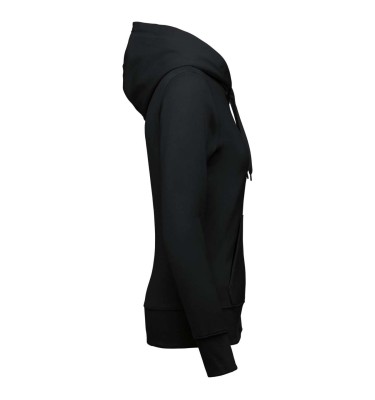 LADIES' ECO-FRIENDLY ZIPPED HOODED SWEATSHIRT