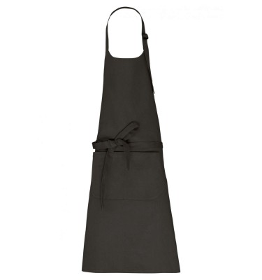 APRON WITH POCKET IN ORGANIC COTTON
