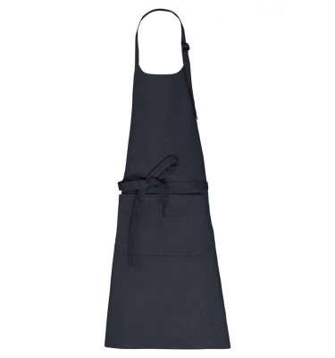 APRON WITH POCKET IN ORGANIC COTTON