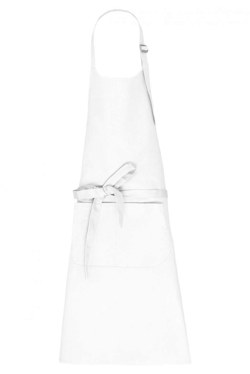 APRON WITH POCKET IN ORGANIC COTTON